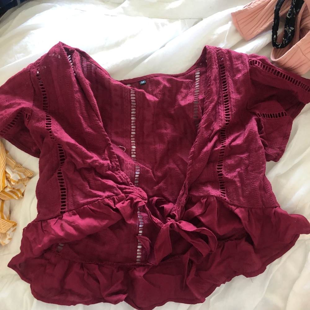 Front tie shirt